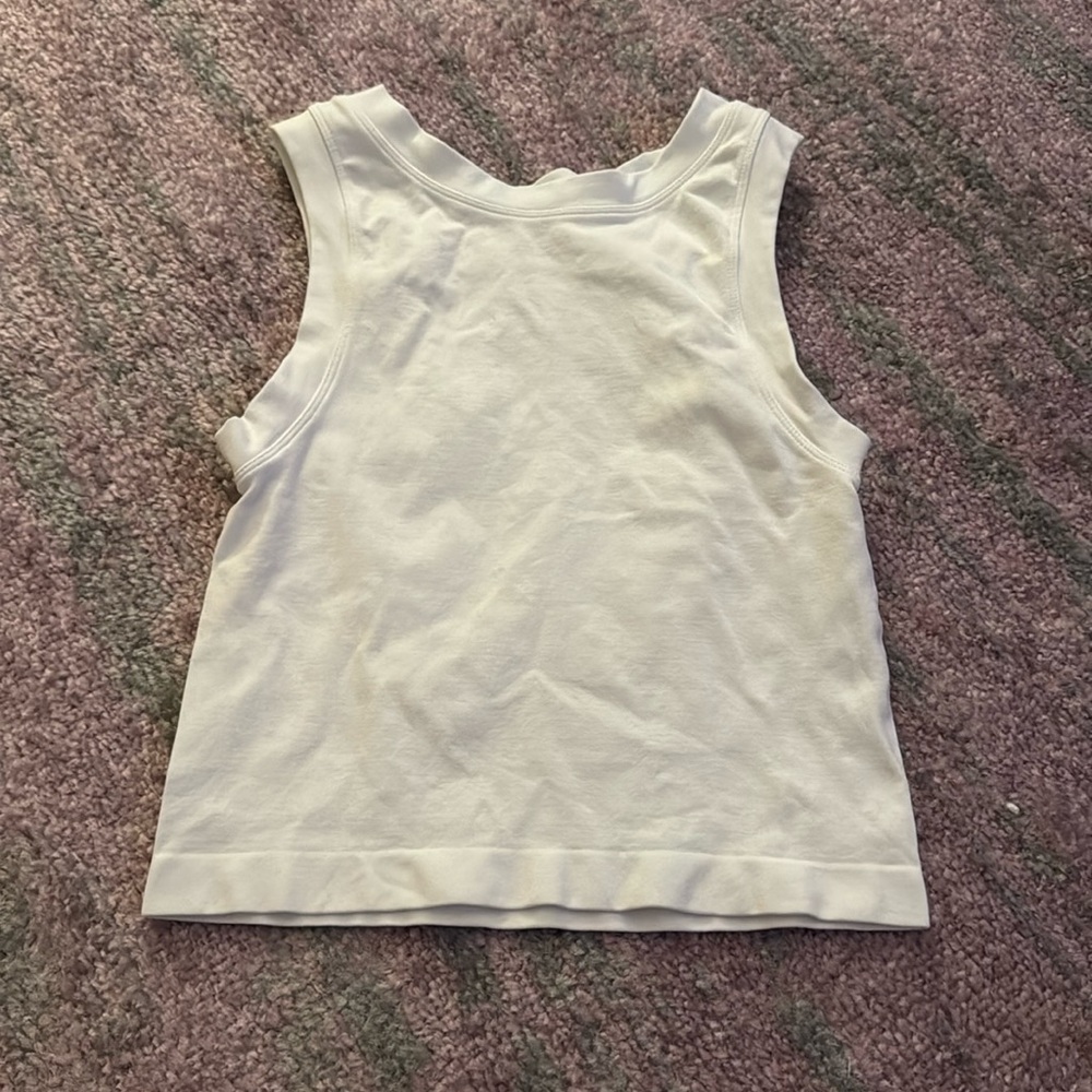 White tank top